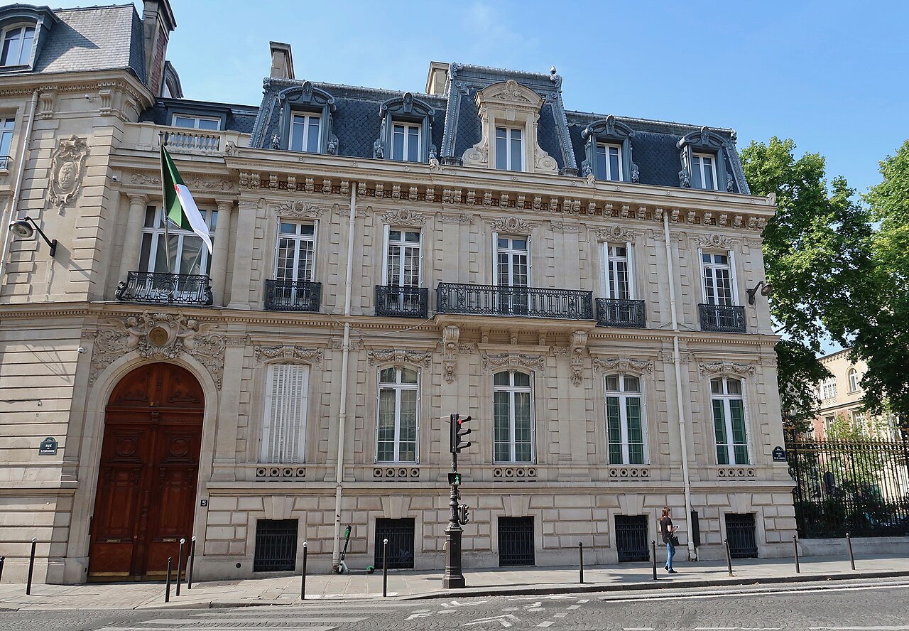Ambassade d'Algérie, Paris