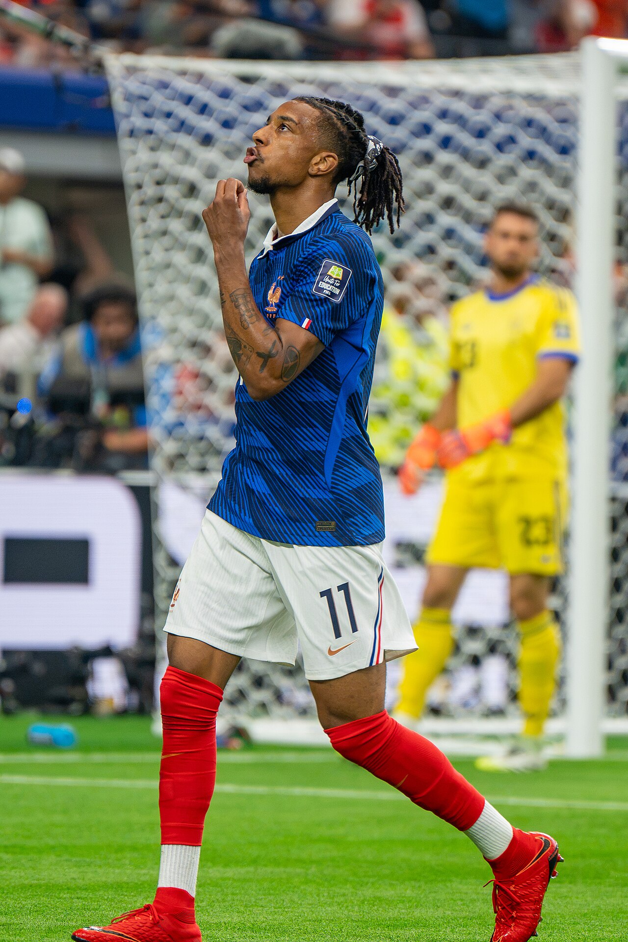 Michael Olise sous le maillot de la France