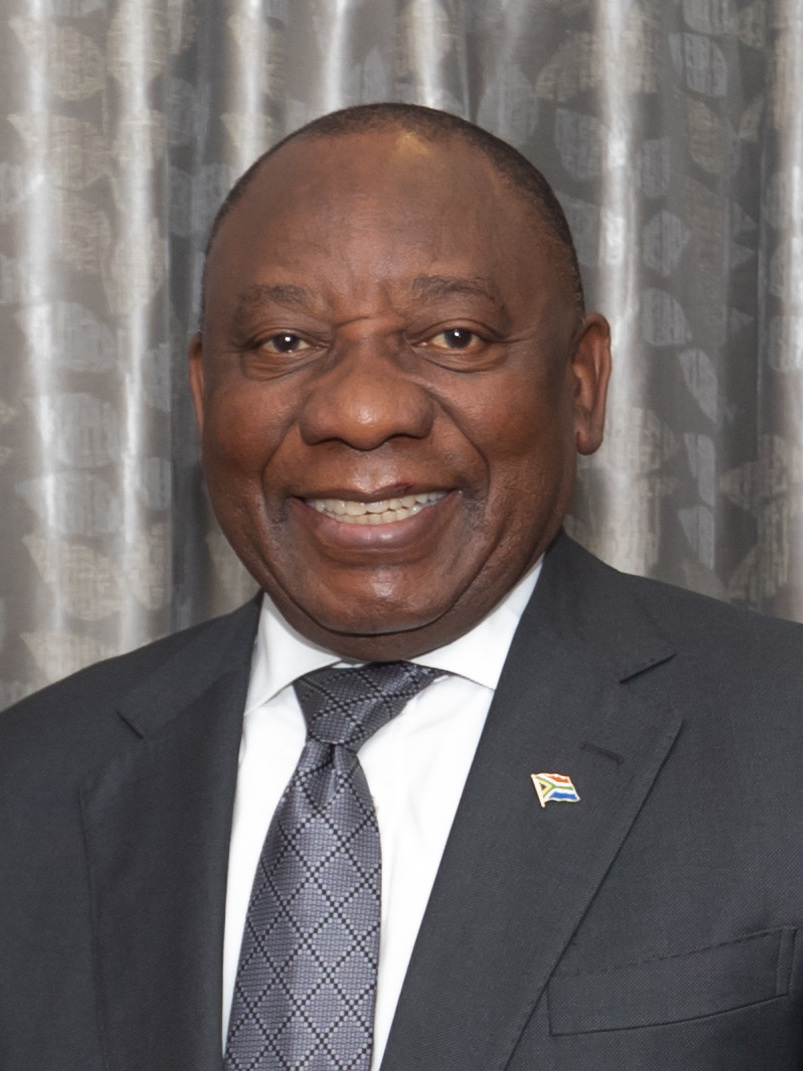 Cyril Ramaphosa, président de l'Afrique du Sud