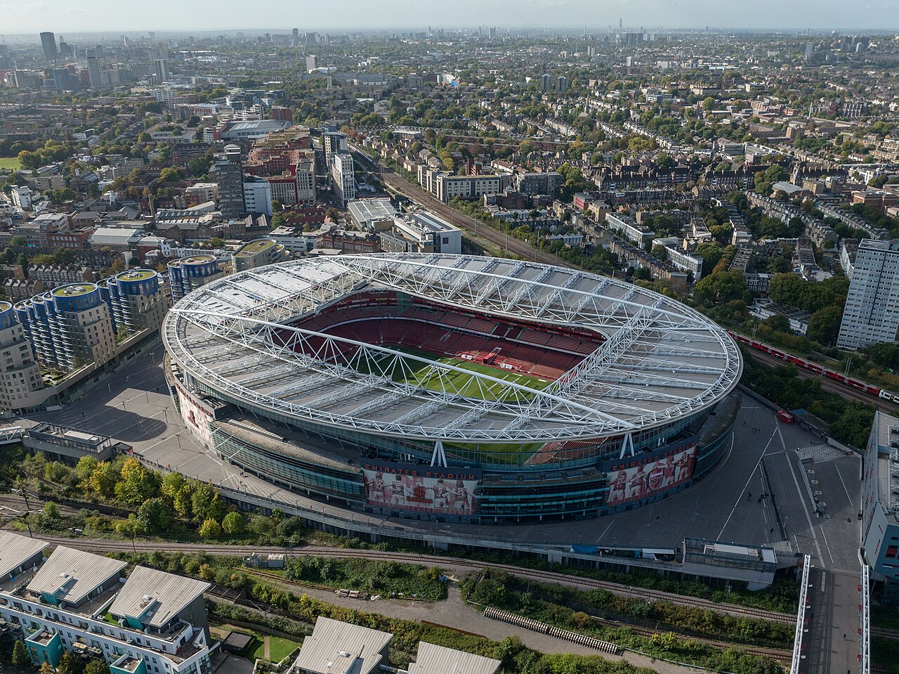 L'Emirates Stadium, stade d'Arsenal, Londres