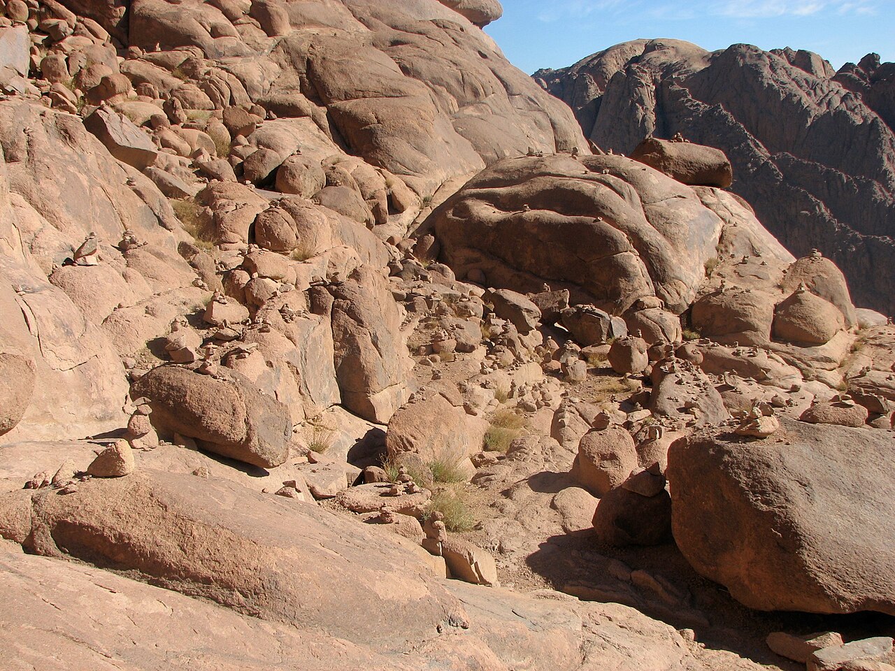 Le mont Sinaï au petit matin, Égypte