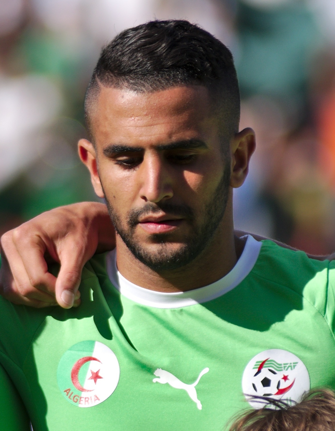 Riyad Mahrez avec la sélection algérienne, 2014