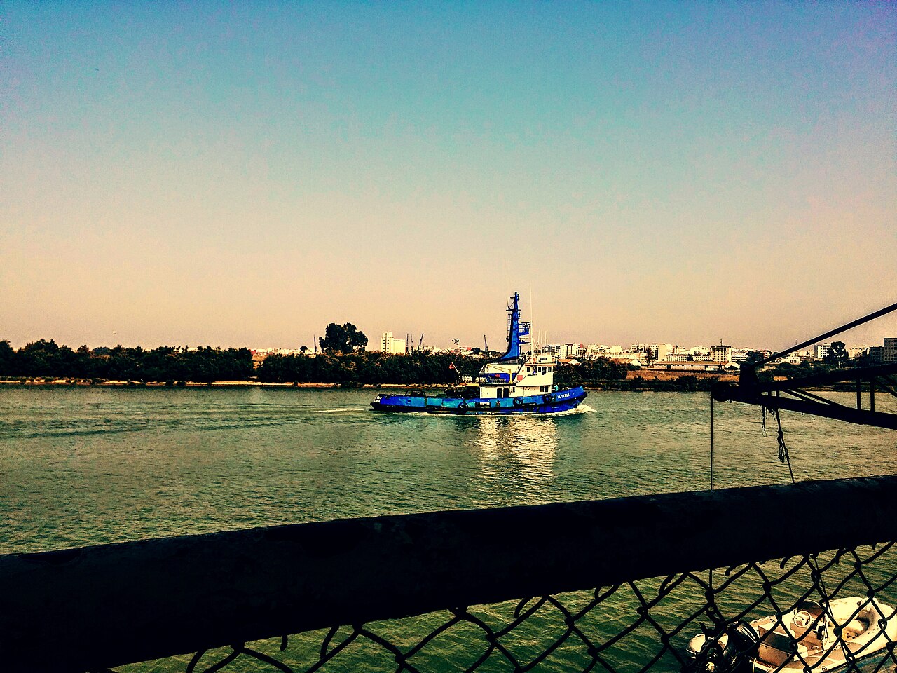 L'oued Sebou, Maroc