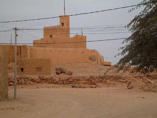 Fortin de l'époque coloniale à Kidal, Mali