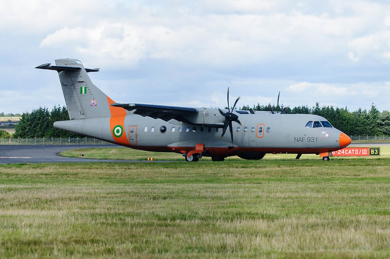 L'ATR-42 NAF 931 de l'armée de l'air nigériane, en 2013