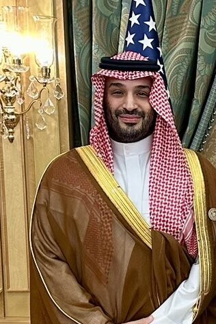Mohammed ben Salmane, prince héritier d'Arabie saoudite, en 2025