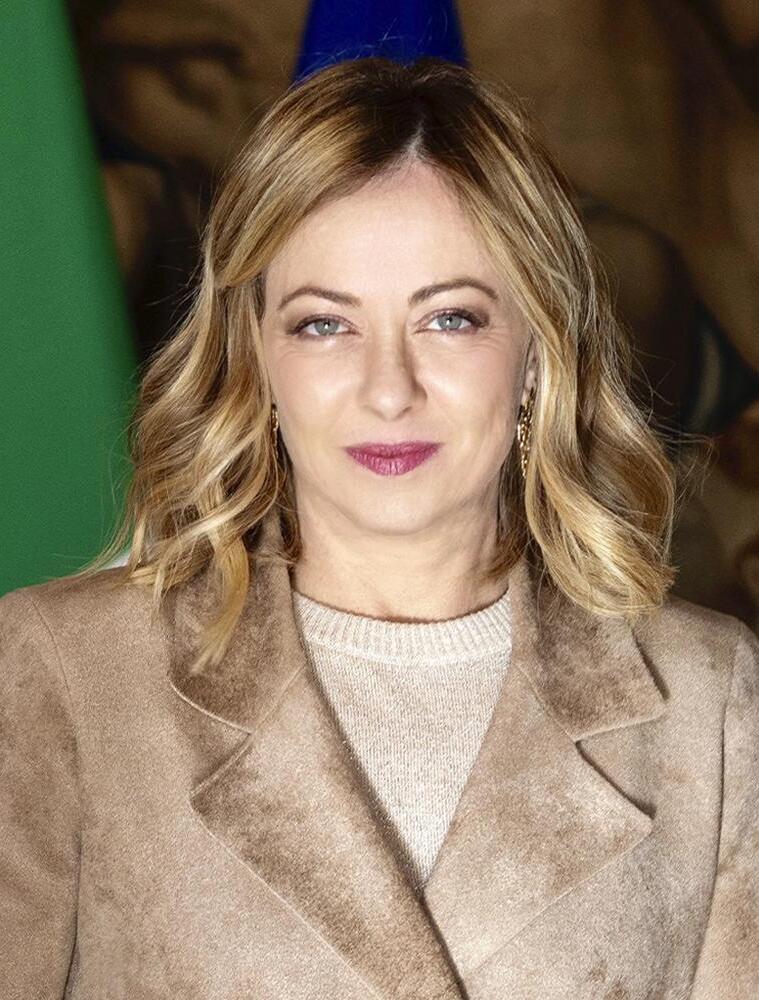 Giorgia Meloni, présidente du Conseil italien