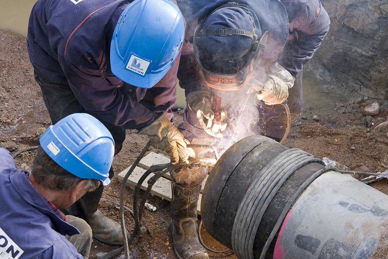 Construction d'un gazoduc