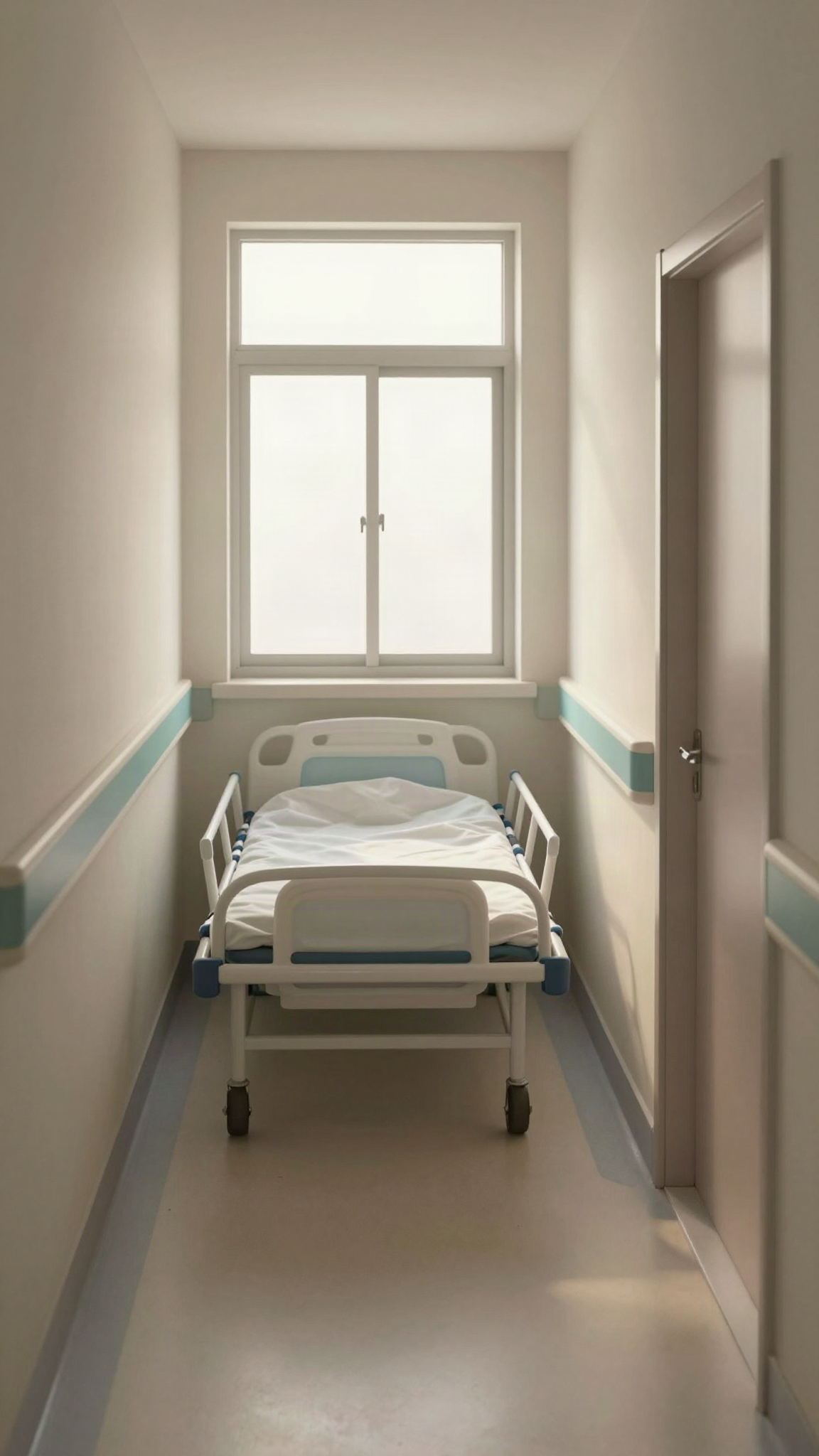 Illustration : un couloir d'hôpital calme