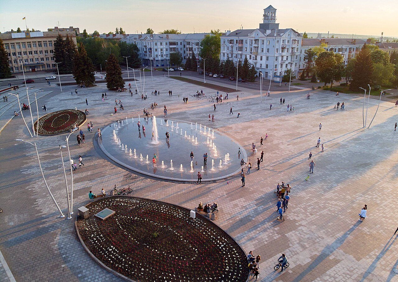 Place de la Paix, Kramatorsk