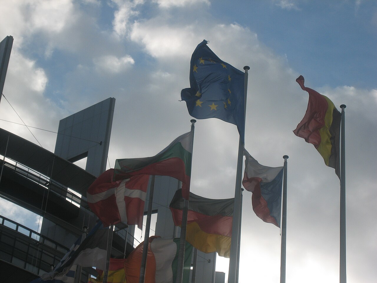 Le bâtiment Louise Weiss du Parlement européen, Strasbourg