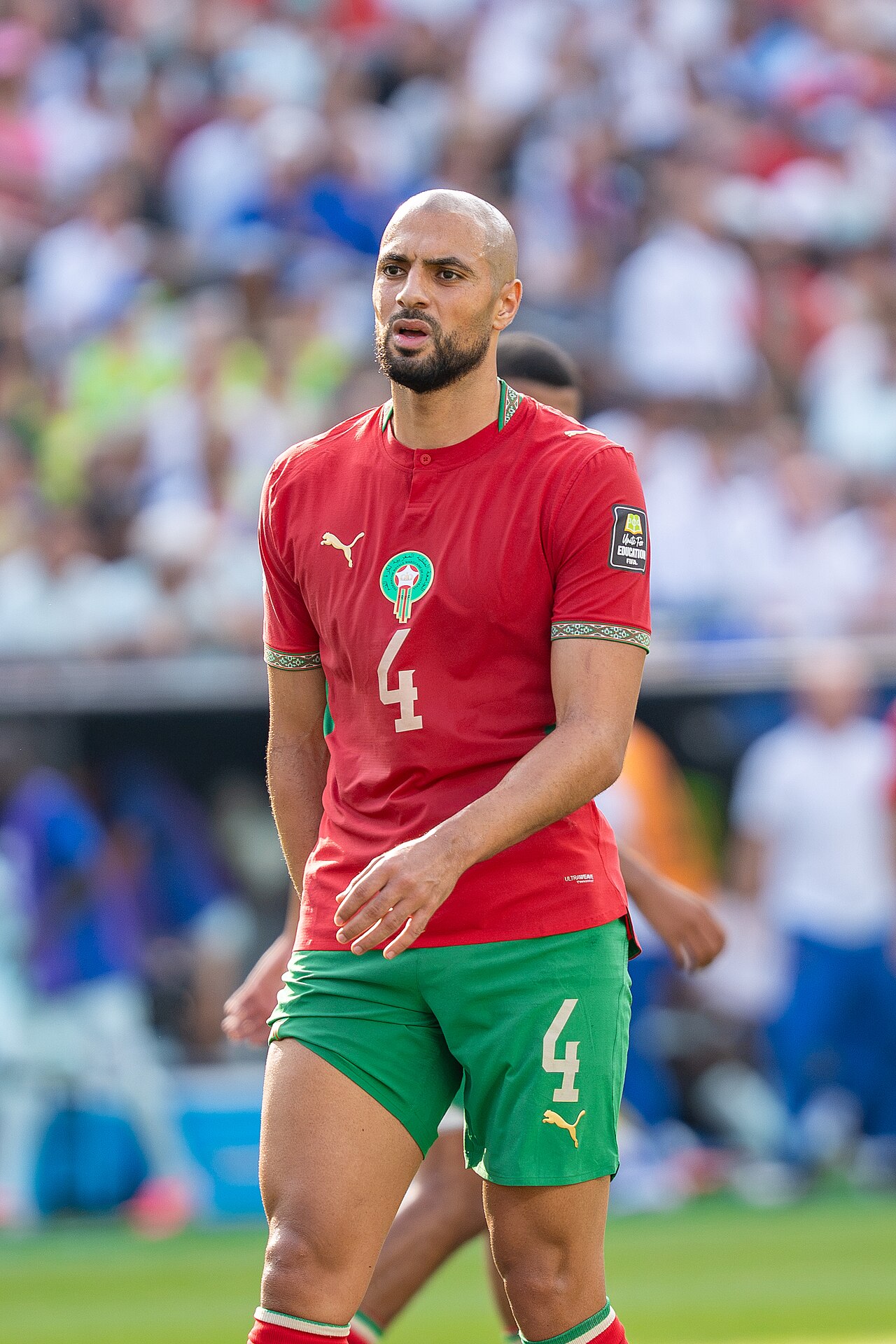 Sofyan Amrabat avec le Maroc