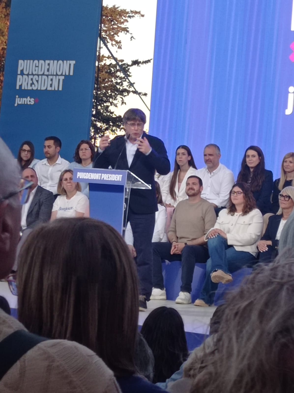 Carles Puigdemont à Elne en 2024