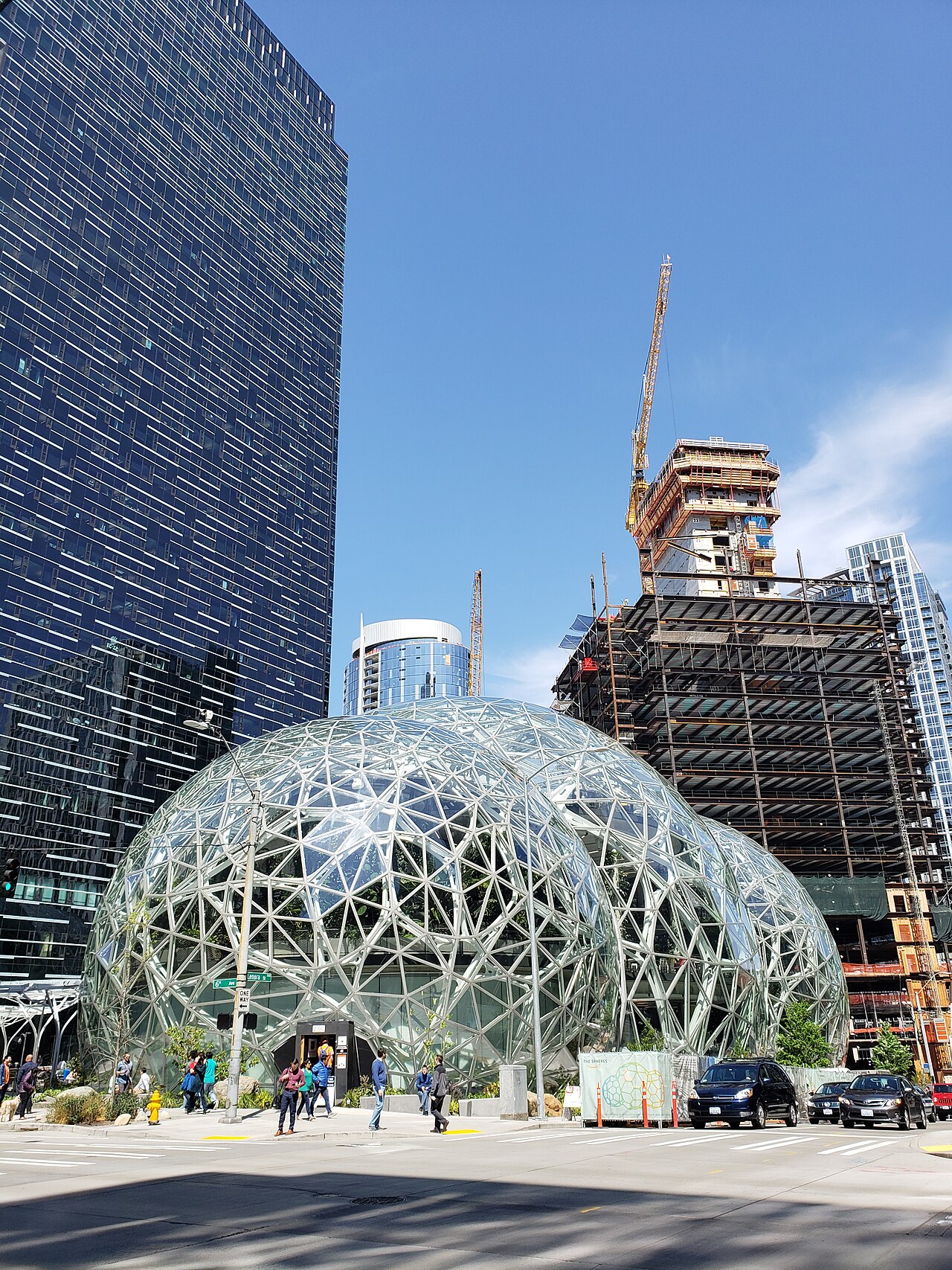 Les Spheres d'Amazon, siège de l'entreprise à Seattle