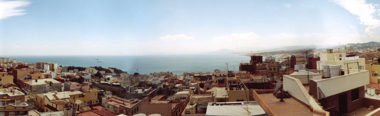 Vue panoramique de Sebta