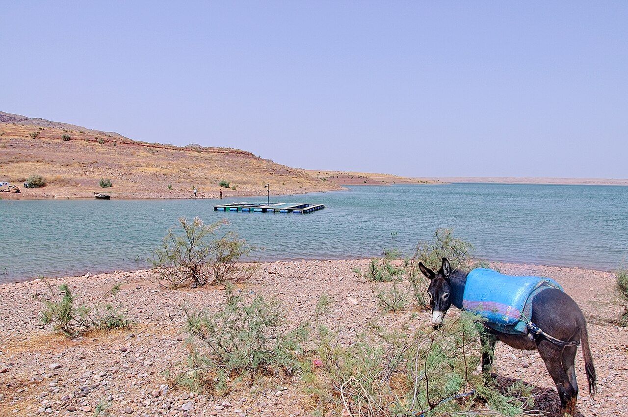 Le barrage Al Massira, au Maroc