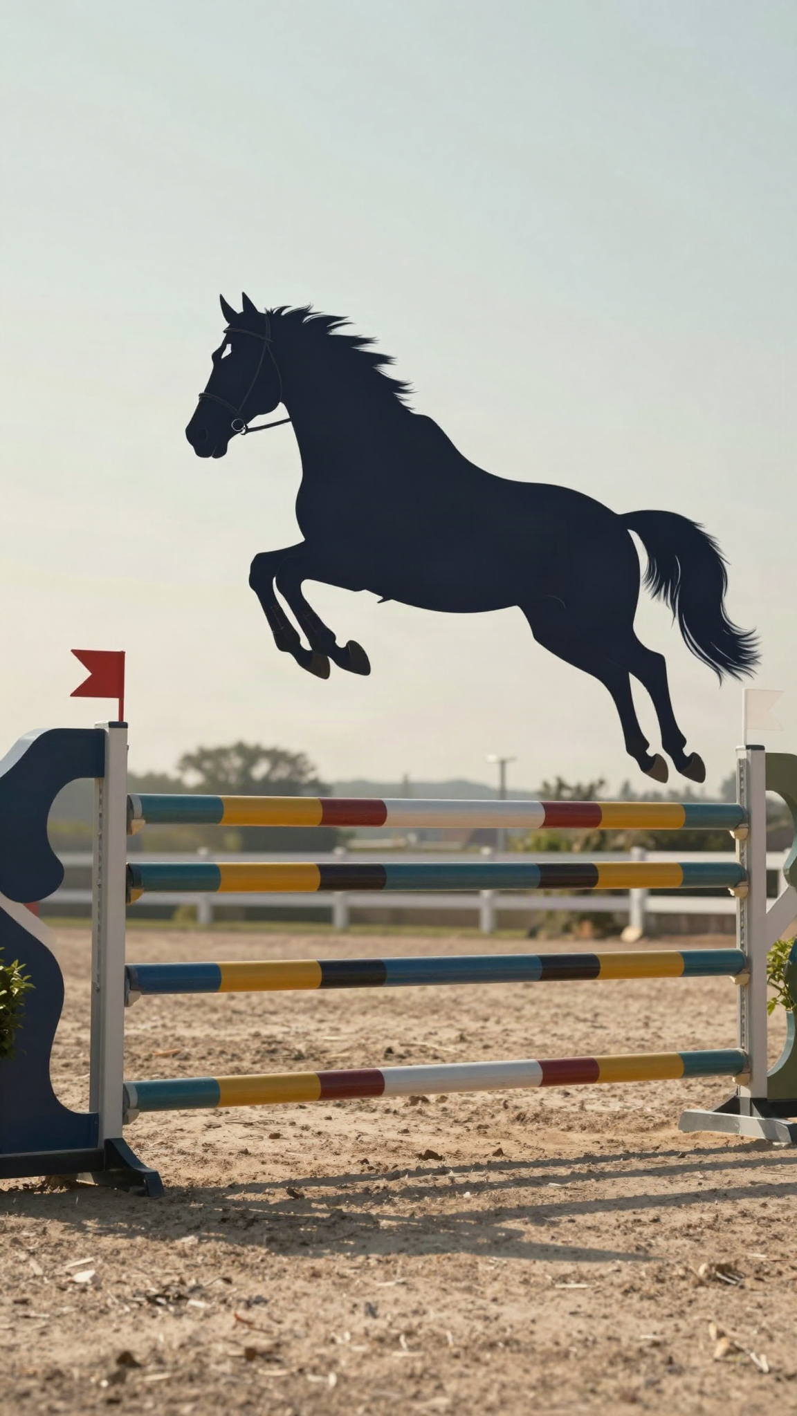 Parcours de saut d'obstacles