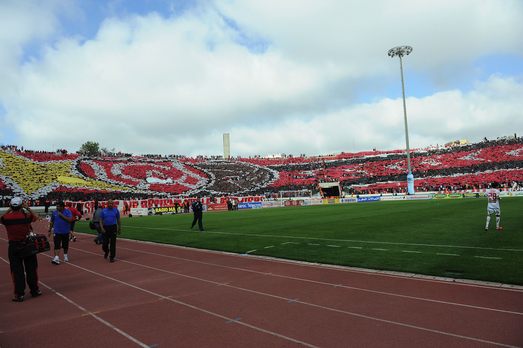 Tifo de supporters du Wydad