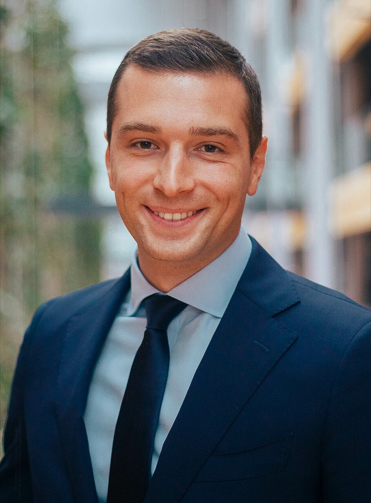 Jordan Bardella au Parlement européen, Strasbourg