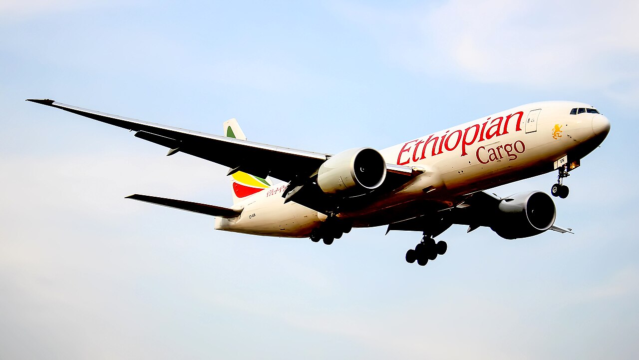 Boeing 777F cargo d'Ethiopian Airlines