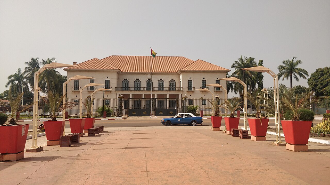 Le palais présidentiel à Bissau