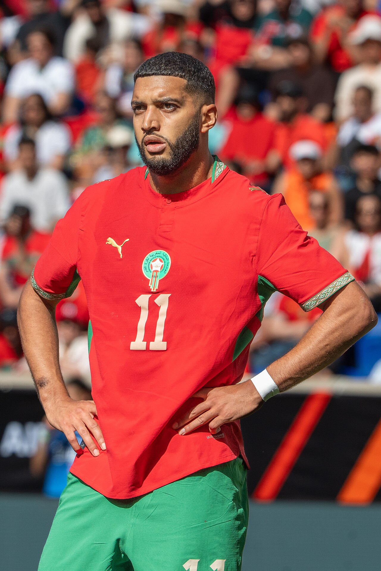 Ismael Saibari avec le Maroc