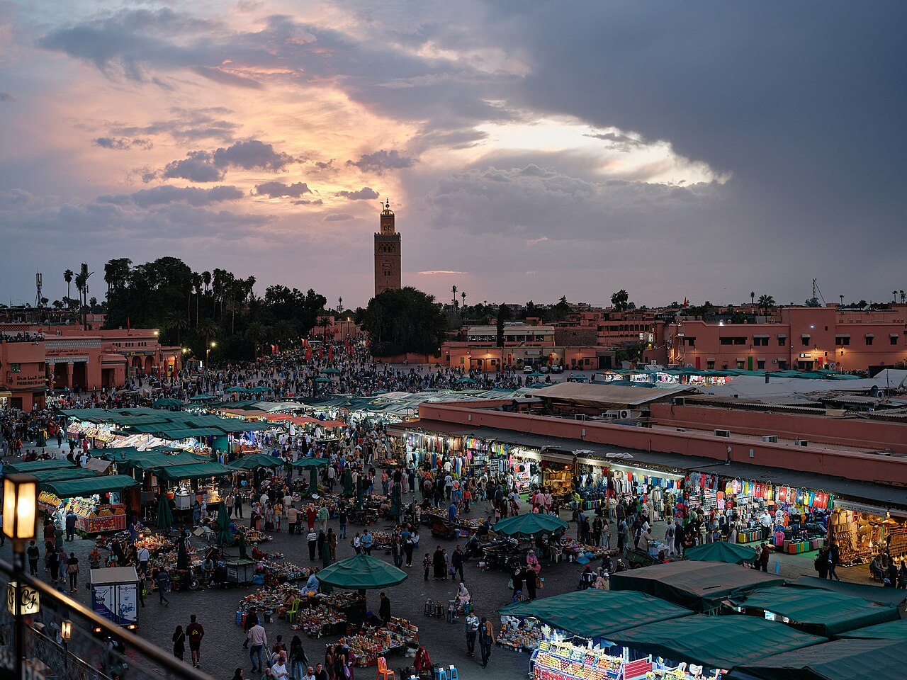 La place Jamaa el Fna, Marrakech