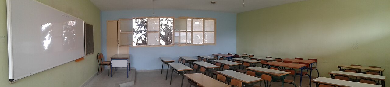 Une salle de classe au Maroc