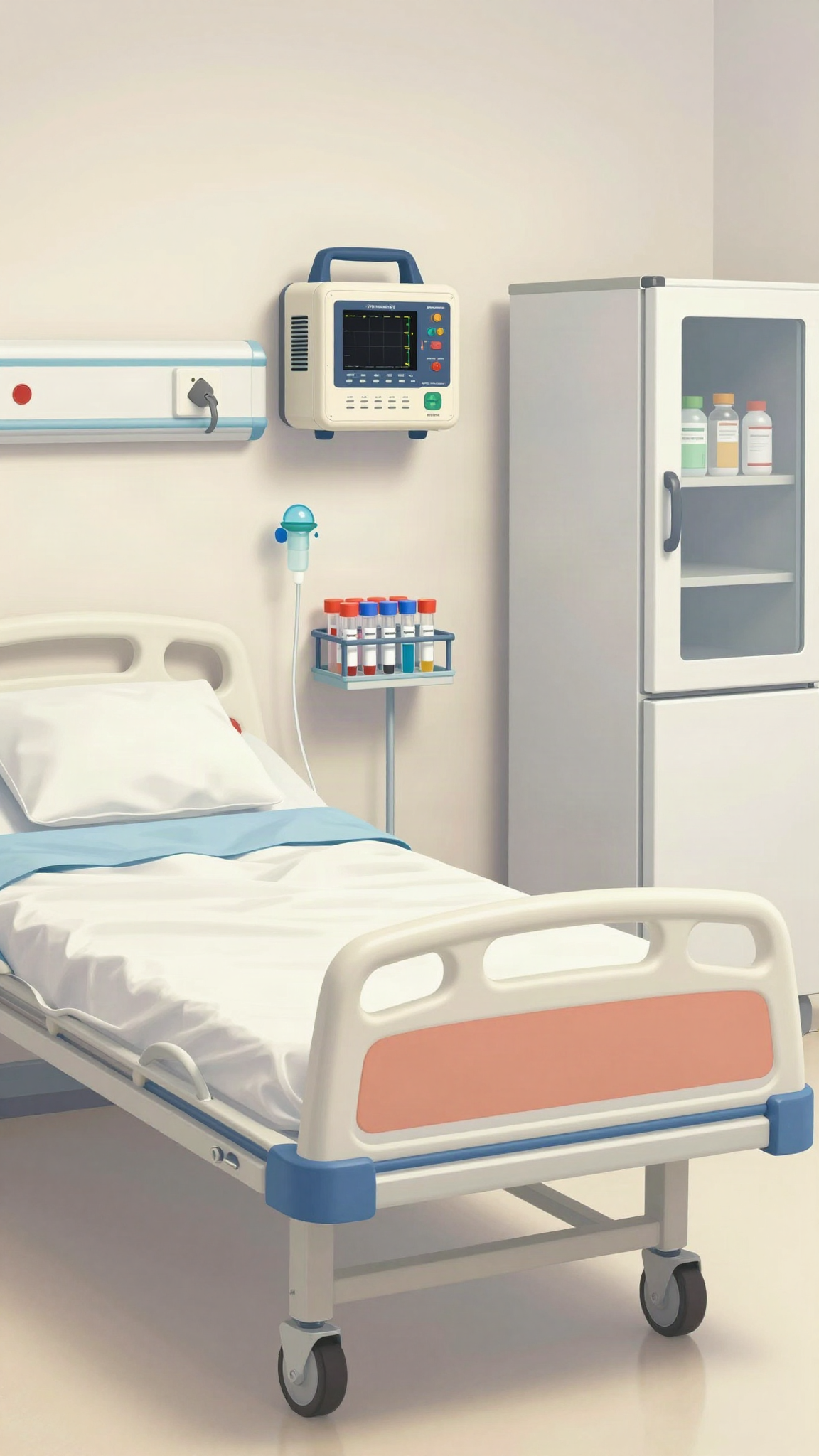 Salle de recherche clinique, illustration