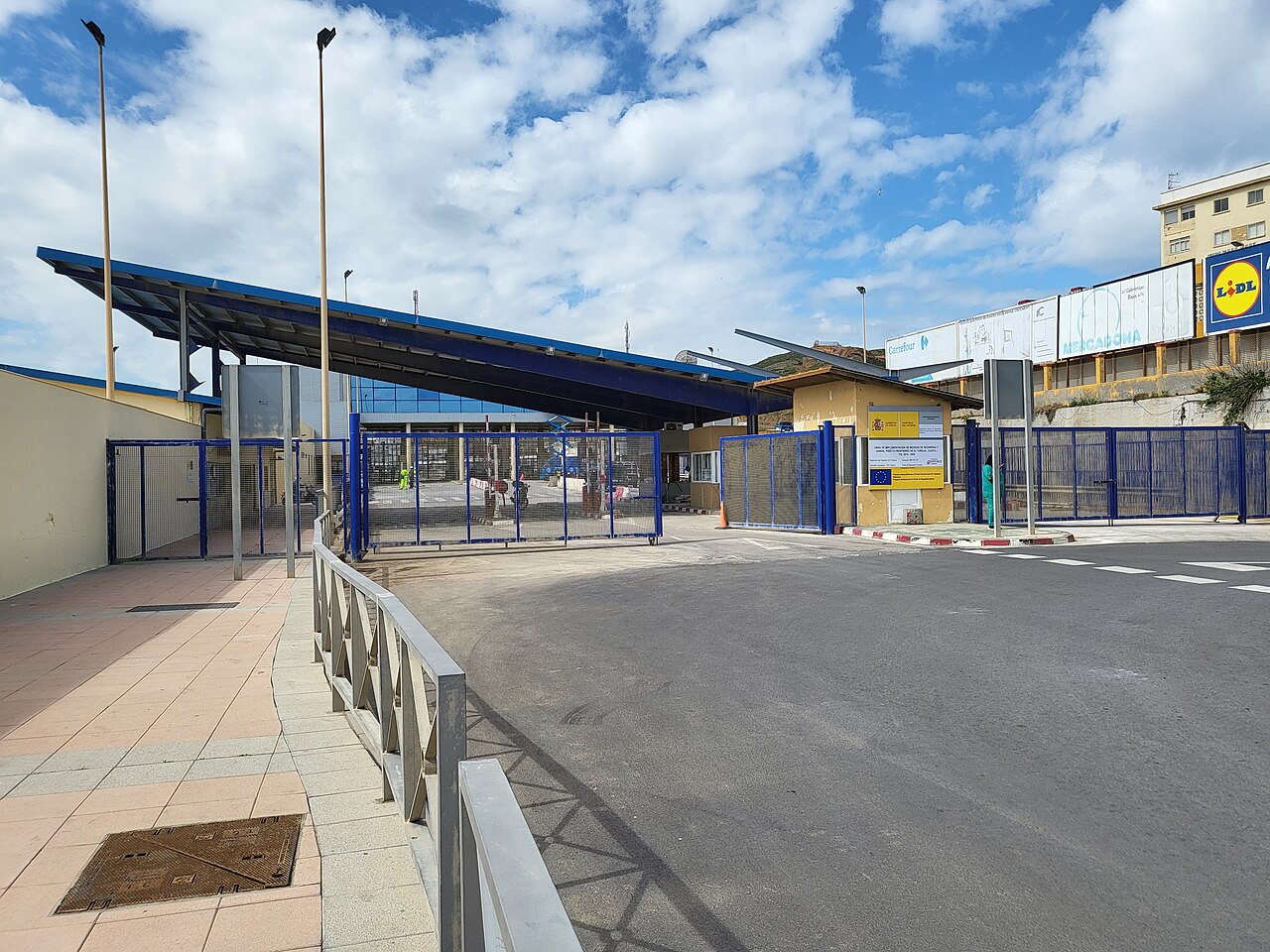 Poste-frontière du Tarajal, Ceuta