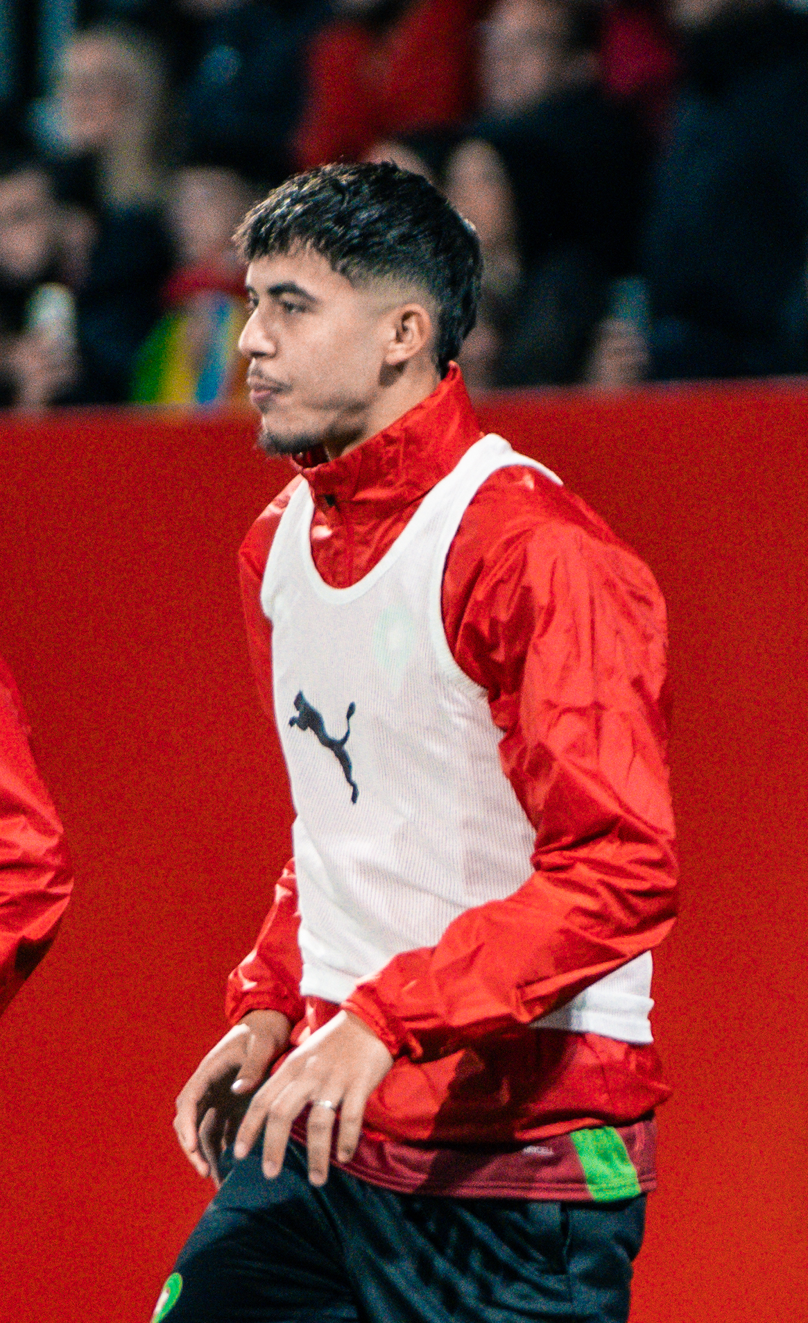 Yassir Zabiri sous le maillot du Maroc