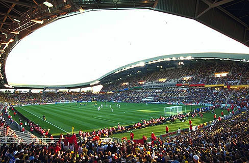 Le stade de la Beaujoire, à Nantes