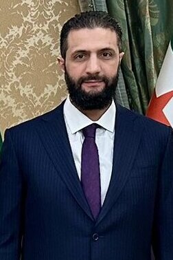 Ahmad al-Charaa, président de la Syrie, en 2025