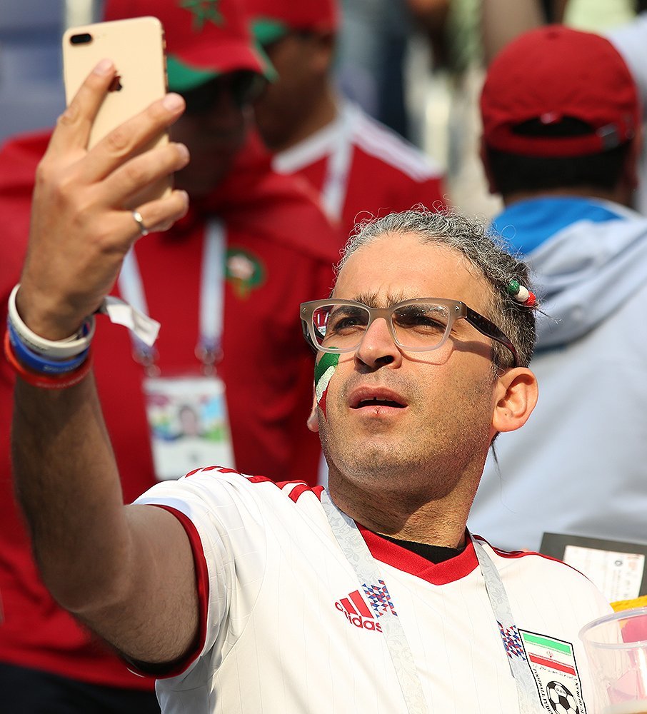 L'équipe du Maroc au Mondial 2018, contre l'Iran
