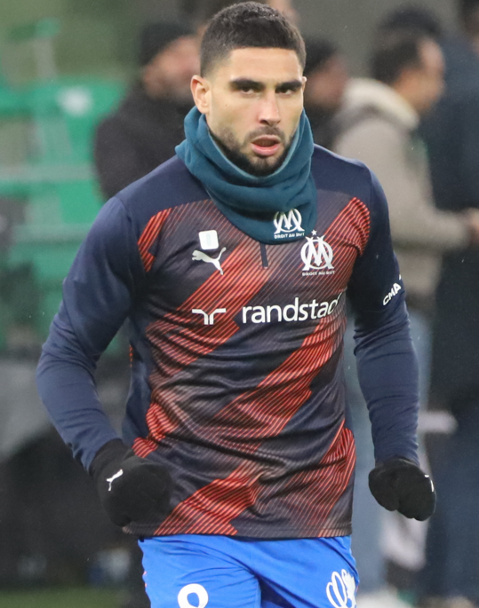Neal Maupay, attaquant de l'OM