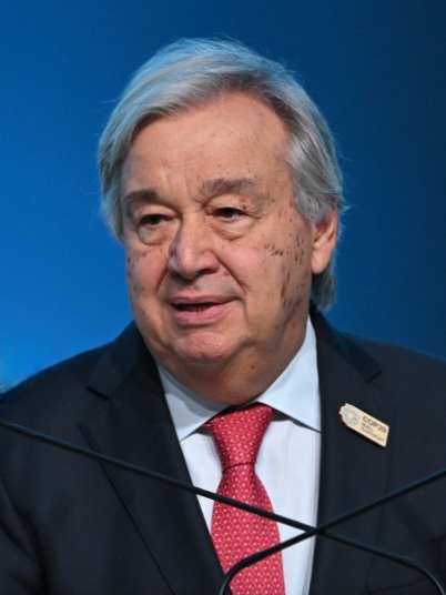 António Guterres, secrétaire général de l'ONU