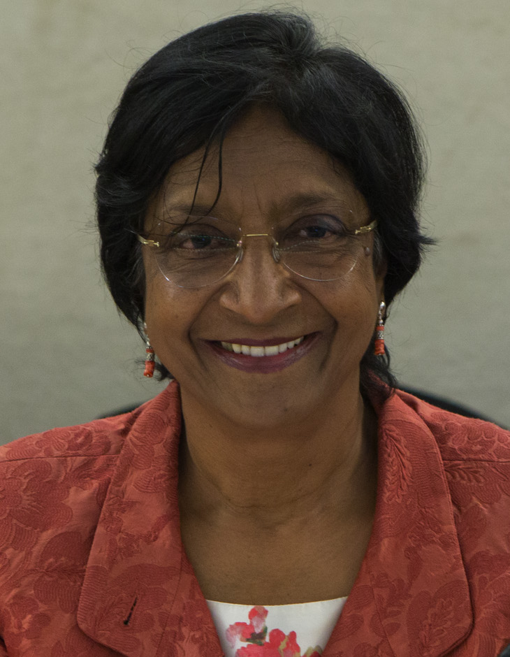 Navi Pillay, juriste sud-africaine, en 2014