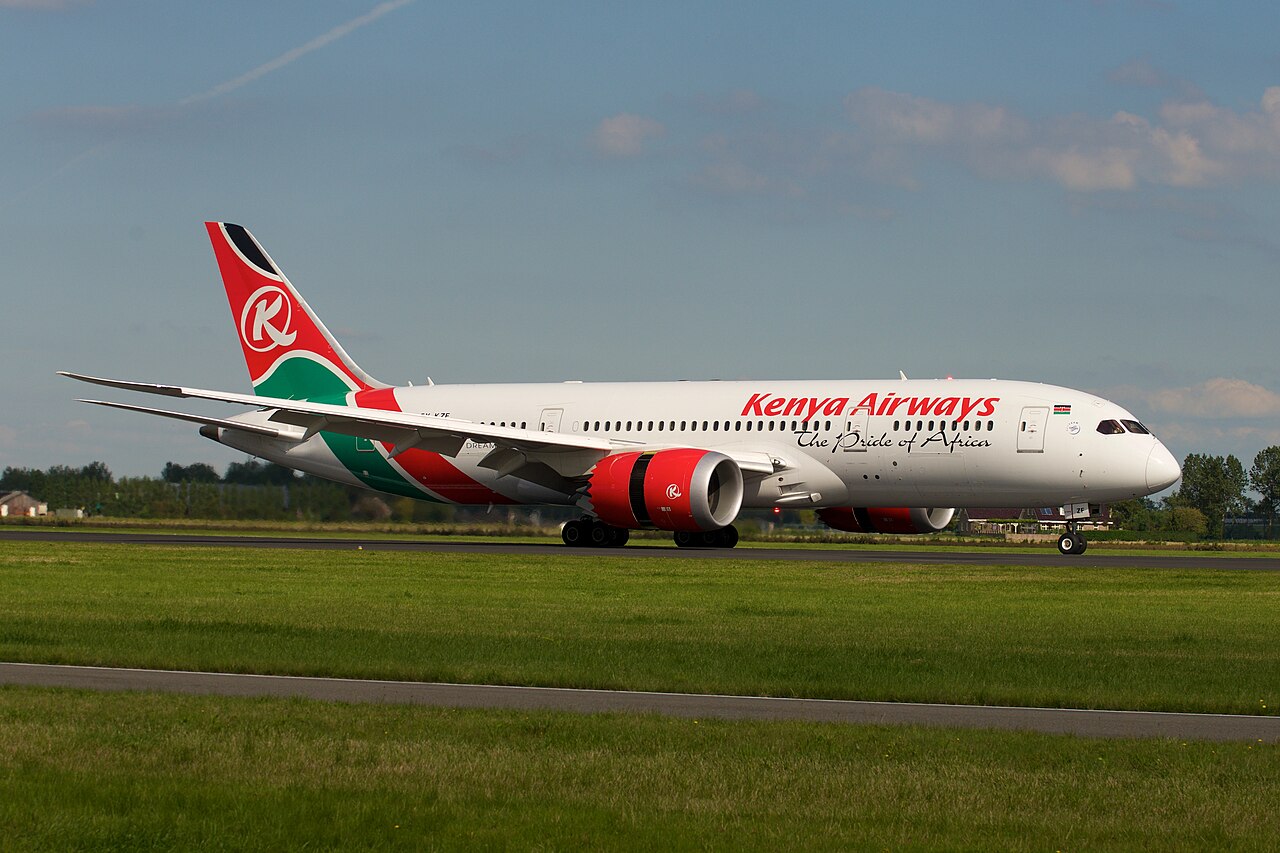 Un Boeing 787 de Kenya Airways
