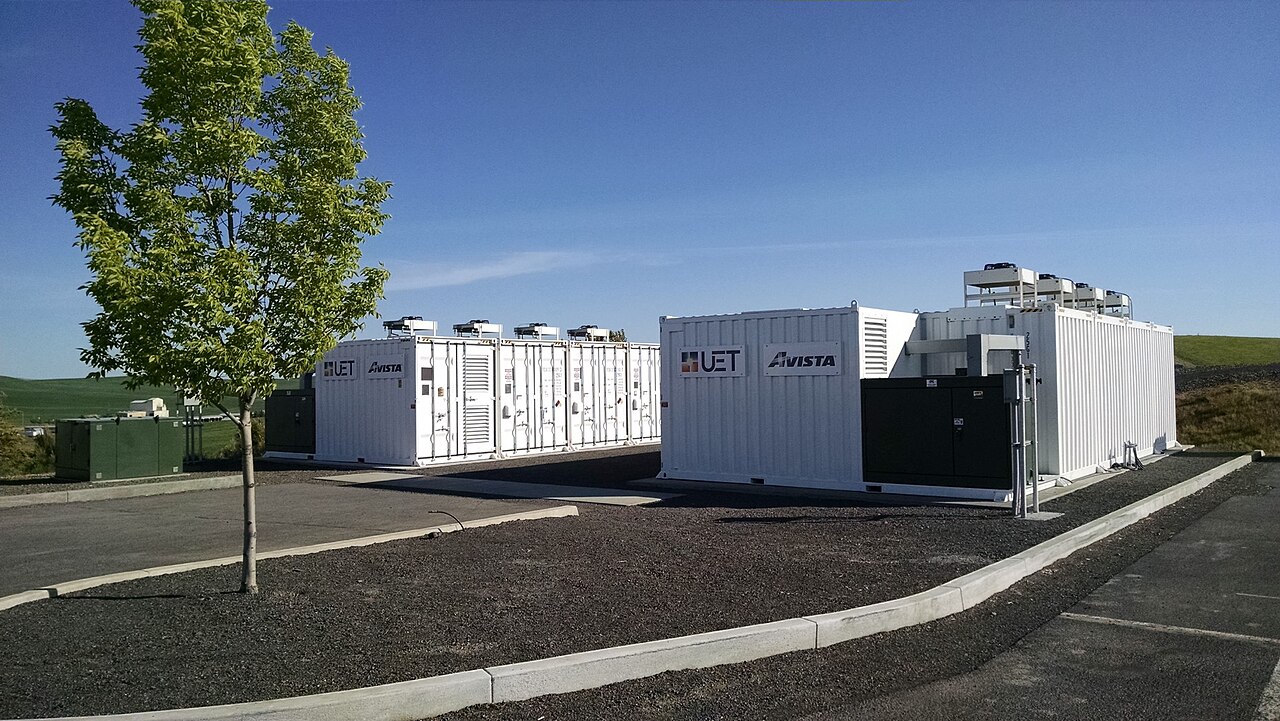 Site de stockage d'énergie par batteries de 4 heures à Pullman, États-Unis