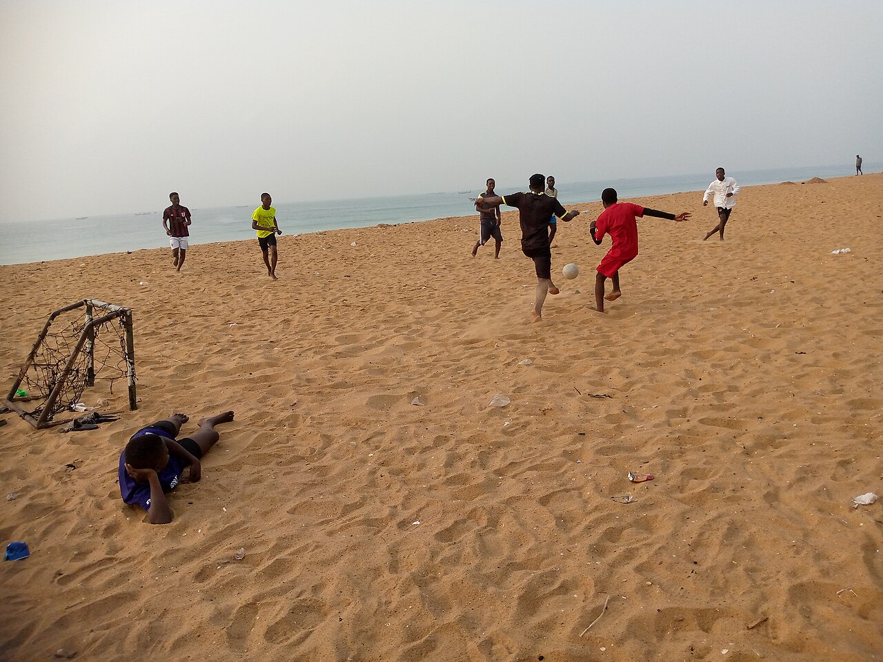 Match de beach-soccer