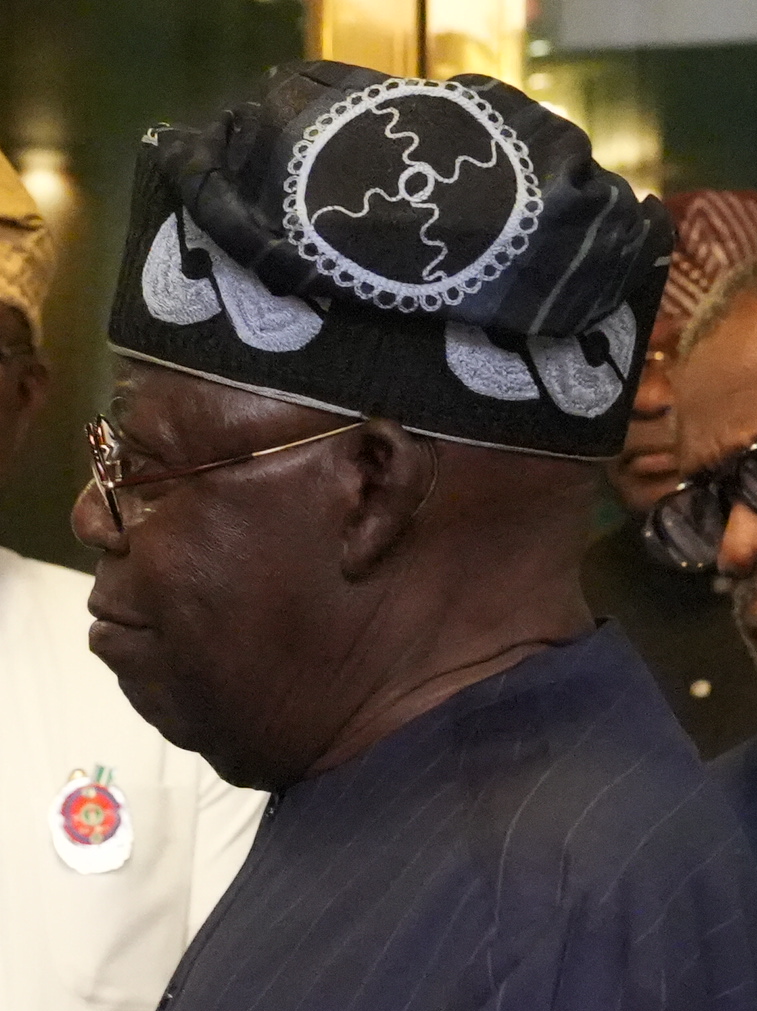 Bola Tinubu, président du Nigeria, à Abuja