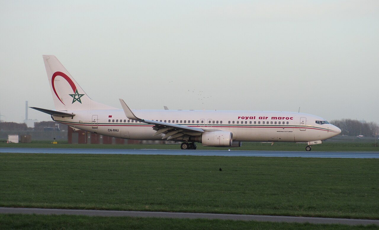 Un Boeing 737-800 de Royal Air Maroc