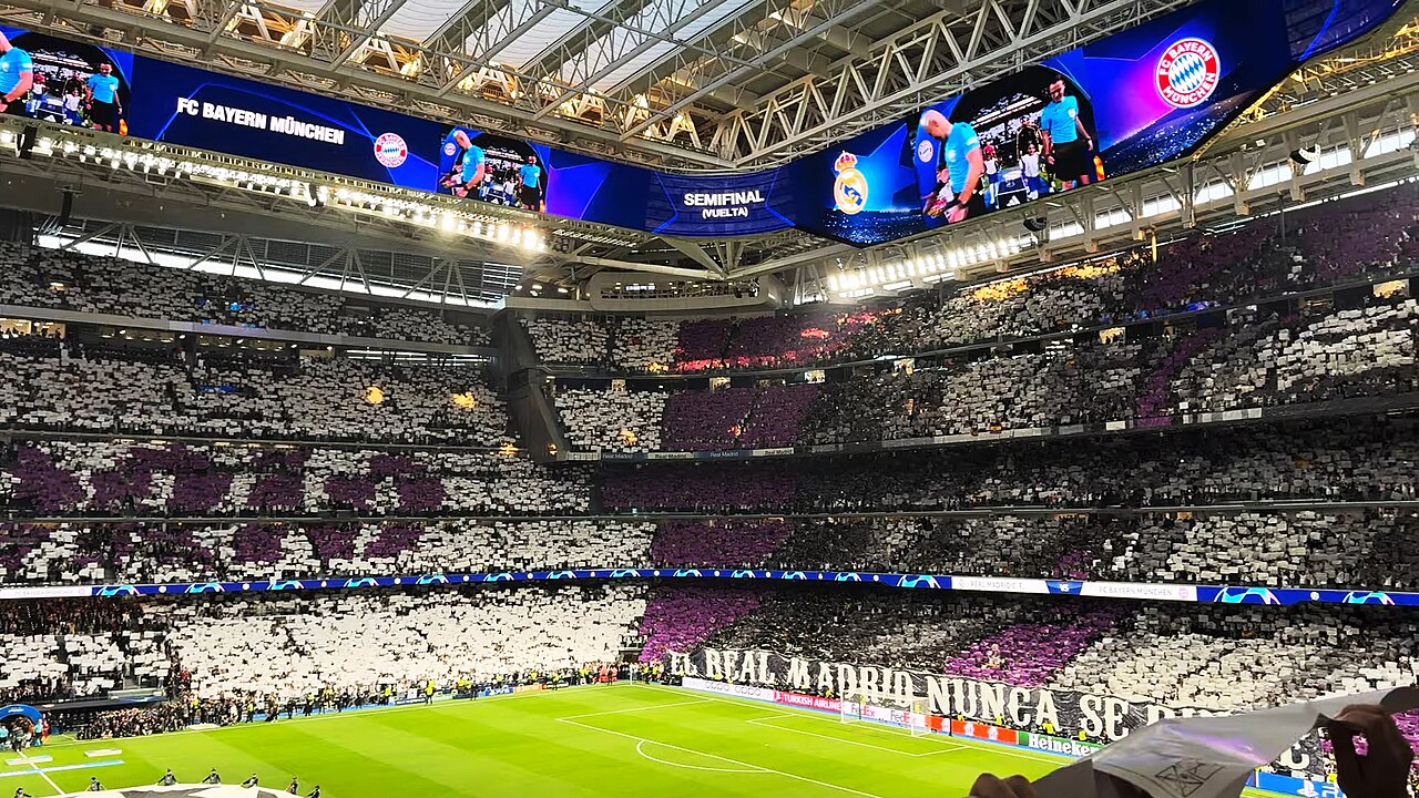 Stade Santiago Bernabéu, Madrid