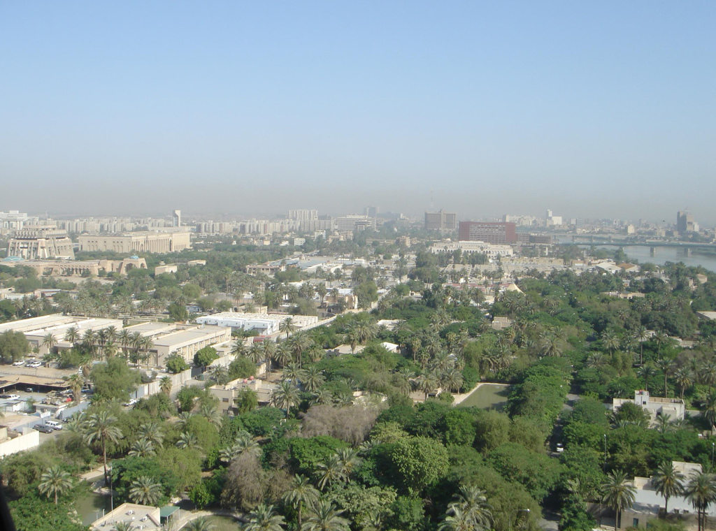 La zone verte de Bagdad, Irak