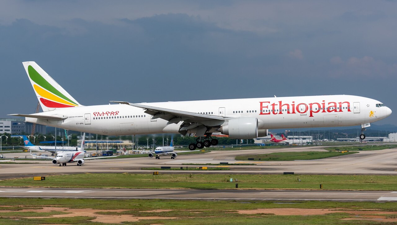 Boeing 777-300ER d'une compagnie aérienne africaine