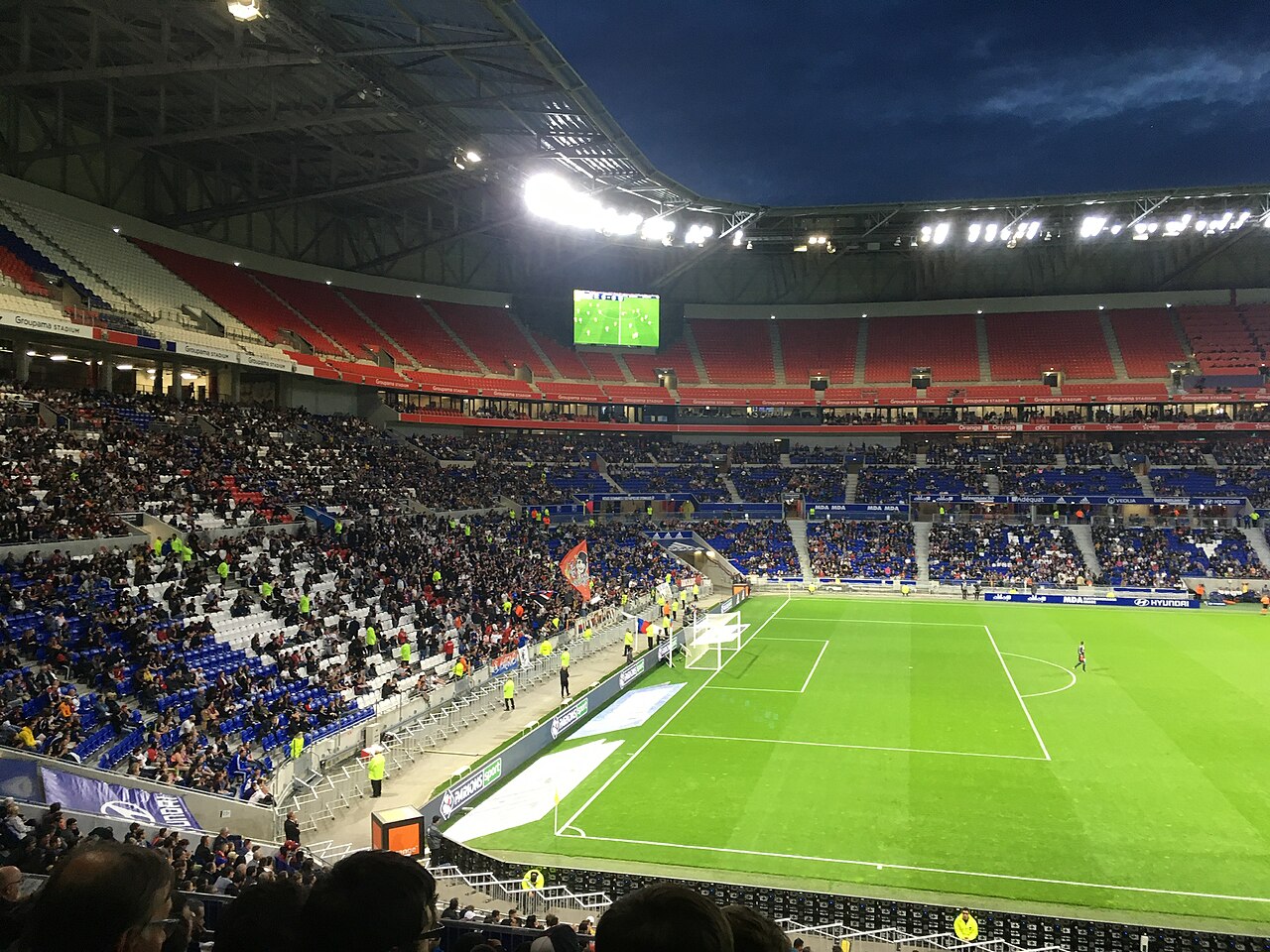 Le Groupama Stadium, stade de l'Olympique lyonnais