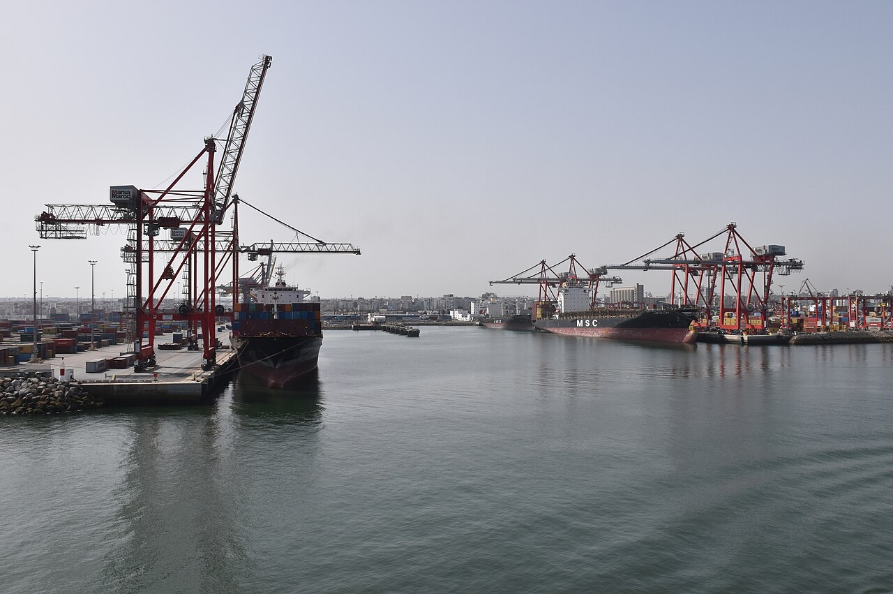 Terminal à conteneurs du port de Casablanca