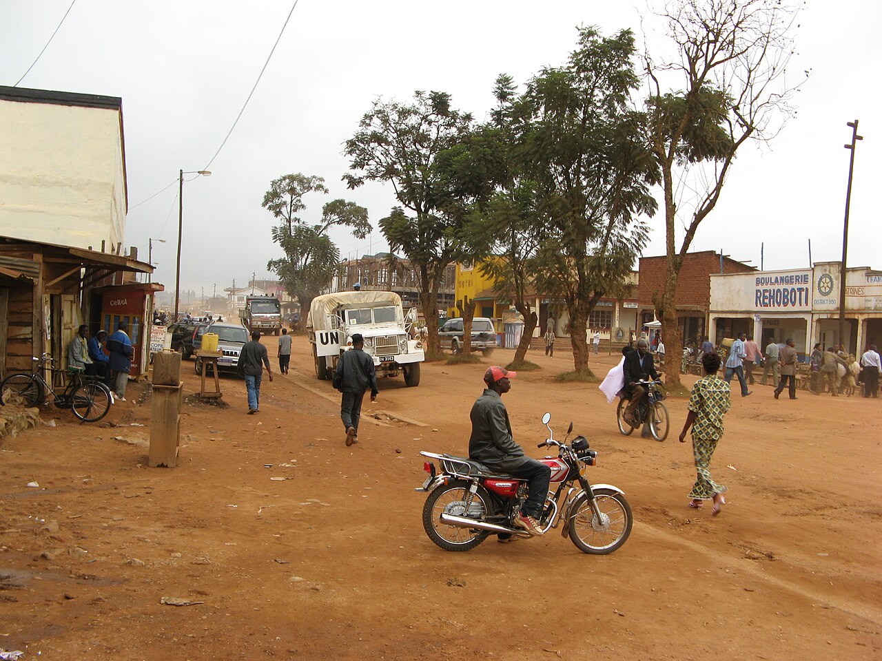 Rue principale de Butembo, Nord-Kivu, RDC