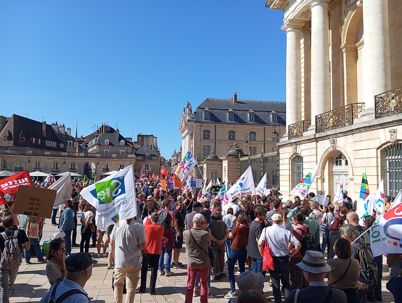 Manifestation intersyndicale à Dijon, 18 septembre 2025